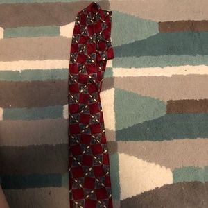 Robert Talbott Studio Red Patterned Tie